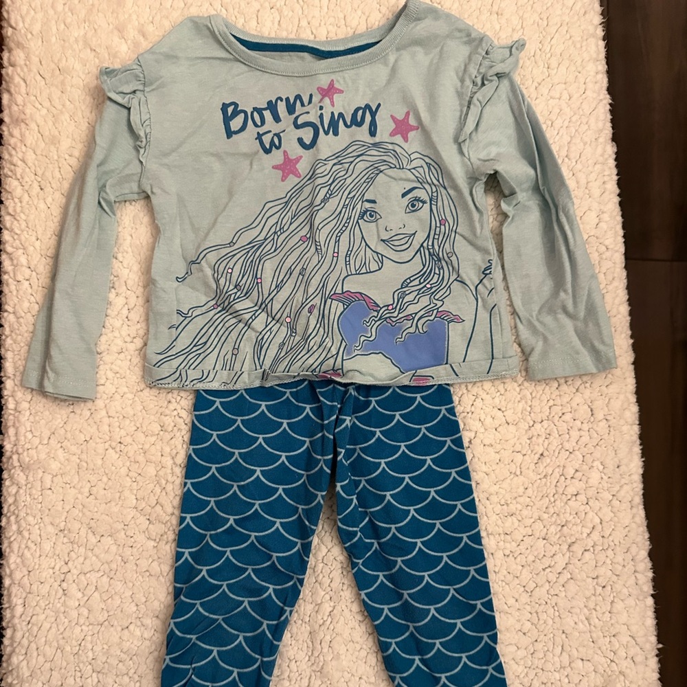 Disney Blue and Pink Kids Pajamas
